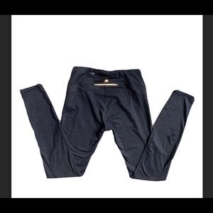 Kyodan Gray Athletic Leggings Running Fitness Yoga